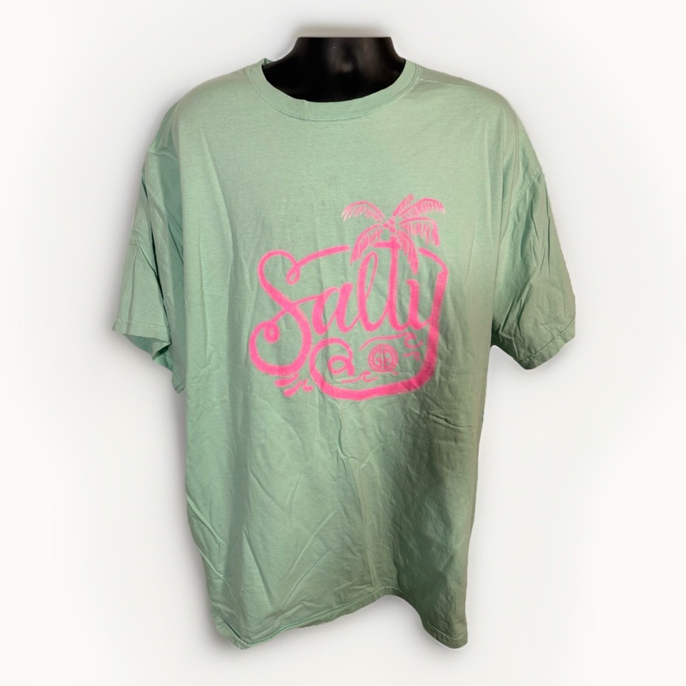 Girlie Girl Originals Salty T-Shirt 2XL Mint‎ Green